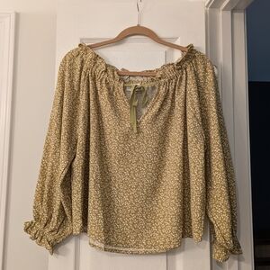 Carly Jean Los Angeles Peasant Top
